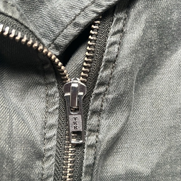 Anthropologie X Level 99 Women’s Linen Blend Moto Jacket Blazer Size Large - Picture 10 of 13